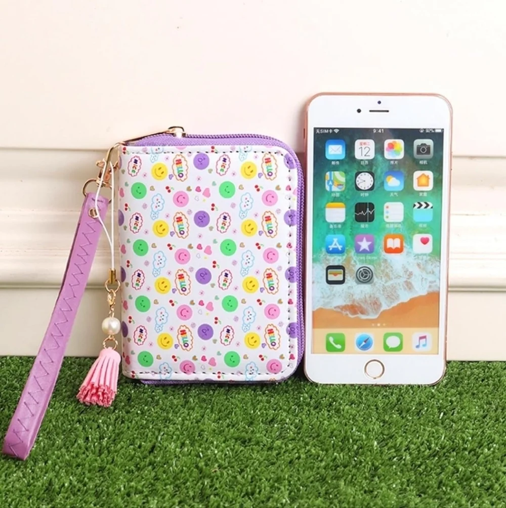 Colorful Kids Wallet with Wrist Strap